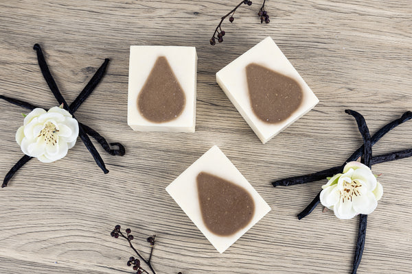 Vanilla Essential Oil Soaps | Handmade | 3ct