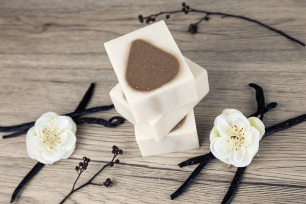 Vanilla Essential Oil Soaps | Handmade | 3ct