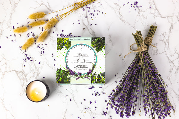 Lavender Essential Oil Candles | Handmade