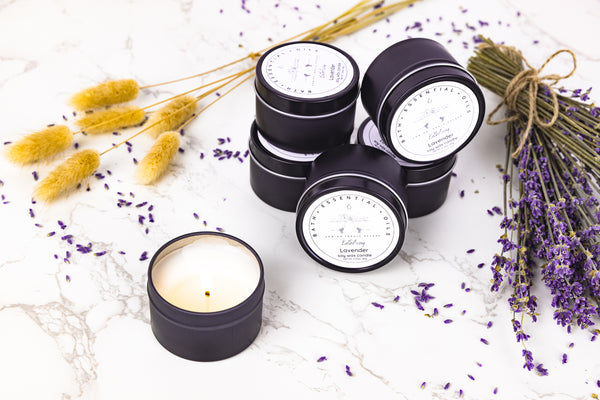 Lavender Essential Oil Candles | Handmade