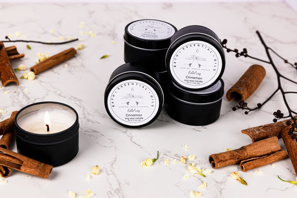 Cinnamon Essential Oil Candles | Handmade
