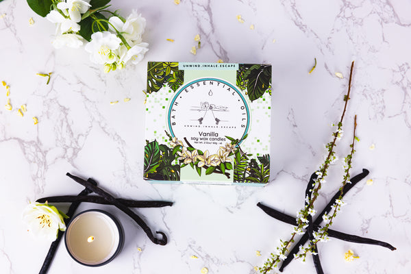 Vanilla Essential Oil Candles | Handmade
